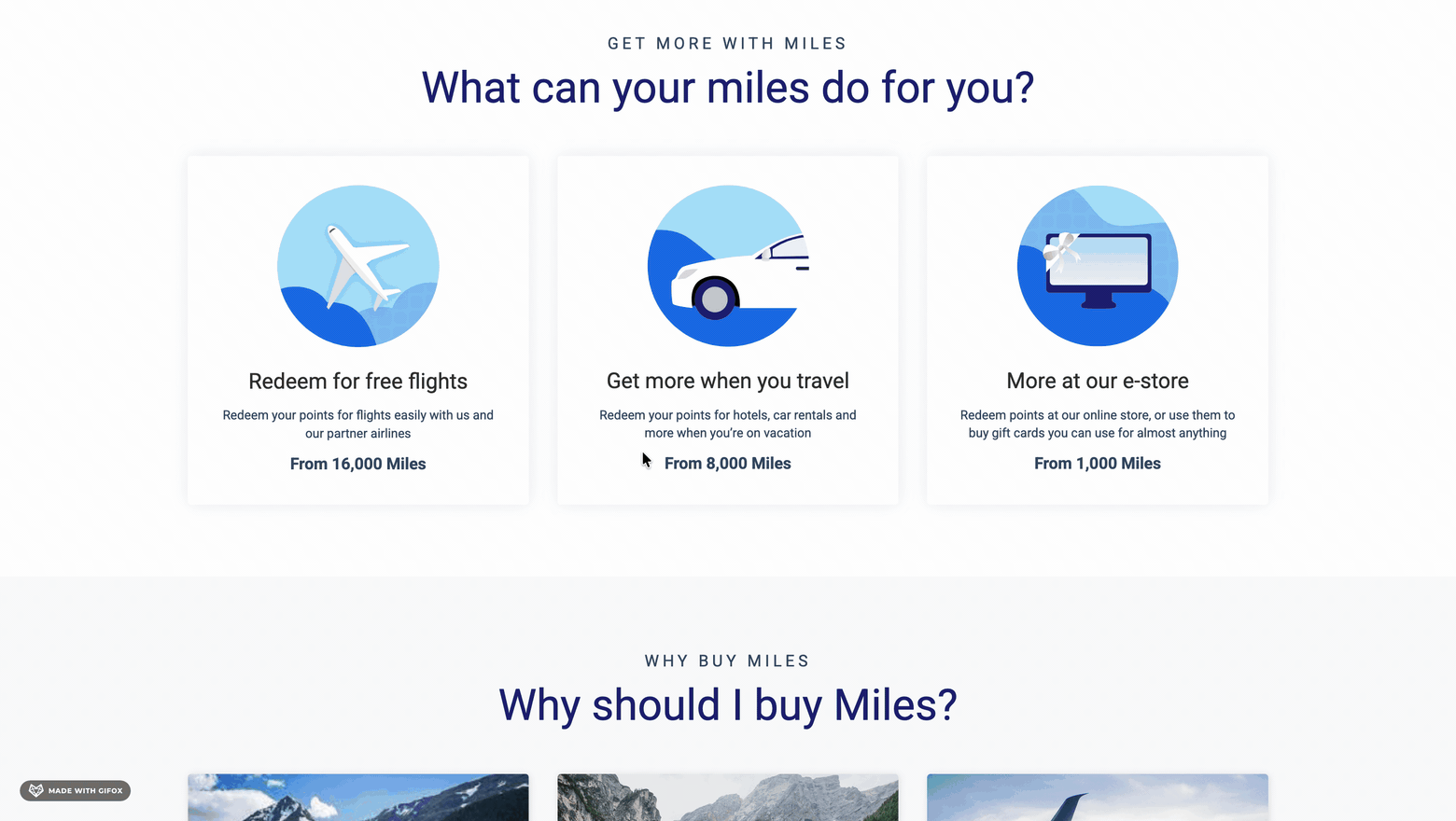 What can your miles do for you — redemption options and testimonials